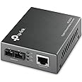 TP-Link MC200CM Gigabit Ethernet media converter, 2 SC fiber ports, 1 RJ45 port, multimode fiber, transmission distance 550m
