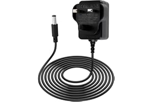 JCSJK 9V Power Supply Adapter Guitar Pedal for BOSS ME-80, DS-1, CE-2W, SD-1, DD-3, PSA-120S, CE-5, FRV-1, DD-7, TU-3, BR-80, GT-1, Wall Charger for Effect Pedal Bass Stompbox Piano Keyboards (DC 1A)