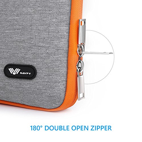 SAVFY Laptophülle 15.6 Zoll Laptop tasche Laptop Sleeve Laptop Tasche Laptop Case Cover mit einer Bildschirmdiagonale von 14-15.6 Zoll, orange - 3
