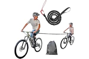 TeTupGa Bicycle Tow Rope Belt Strap Mountain Bike Parent-Child Pull Reflective Traction Portable Outdoor MTB Elastic Bicycle For Adult Kids Children