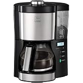 Melitta Look V Timer 1025-08, Drip Coffee Maker, AromaSelector, Modern, Programmable Coffee Maker, Removable Water Tank, 3-in