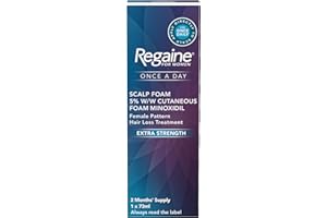 Regaine for Women Once A Day Scalp Foam (1x 73ml), Extra Strength Hair Regrowth Treatment for Female Hair Loss, to Regrow and Stimulate Follicles