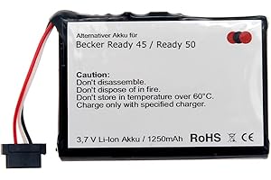AKKU-WECHSEL.DE Akku für Becker Ready 45 LMU und Becker Ready 50 Navigationsgerät