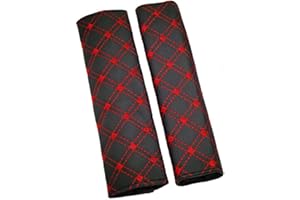 Generic LZVR Premium Shoulder Pad Car Seat Belt Protector Cushion Neck Support for Children and Adults, Acrylic