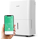 COMFEE' Deumidificatore Casa Muffa 20L/24h, Adatto fino a 40㎡, Tanica da 3L, Deumidificazione Smart, Controllo WiFi, Compatib