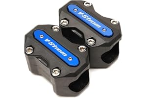 ZESIDIMO Pour Suzuki V-Strom 650 /XT DL650 DL1000 V Strom 1000 /XT Vstrom 1050 /XT Moteur Moto Garde Pare chocs Crash Bar Slider (Bleu)