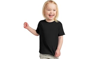MAYOII T-shirts à manches courtes pour filles - T-shirt d'été pour fille - Col rond - T-shirt surdimensionné décontracté - Haut confortable