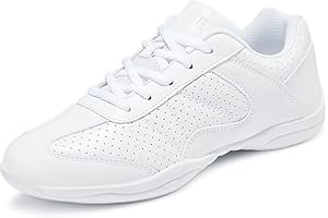Uhclrr Chaussures De Danse Hommes Femmes Modern Soft Bottom Jazz Aérobic Respirant Light Dance Fitness Gymnastique(44 EU, White)