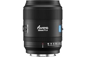 SIRUI Aurora 35mm F1.4 Full Frame Auto Focus Lens, Wide Angle Prime Lens for L Mount Cameras S1, S5, S1R, S1H, FP, FP-L, Black