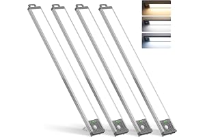 GOODEA 44,5 cm 4 500 mAh inbyggd lampa kök LED rörelsedetektor inomhus ljus