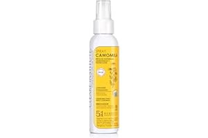 Clearé Institute - Spray Camomila Natural | Loción Aclarante de Cabello | Aclarador y Protector Solar. Reflejos Dorados | Niños y Adultos | Apto Método Curly | 99% Ingredientes Naturales | 125 ml