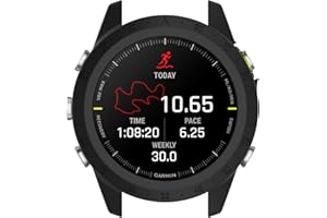 Schutzhülle kompatibel mit Garmin MARQ 2 Disscool Weiche Anti-Drop-TPU-Schutzhüllen Smart Watch-Zubehör (schwarz)
