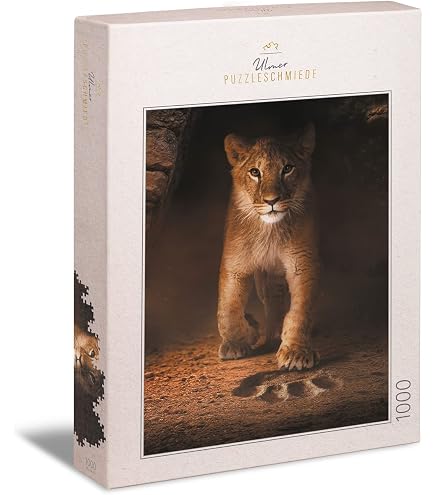 MyPuzzle – Leone In Bianco E Nero – Puzzle Premium 1000 Pezzi – Collezione Puzzle Galaxy