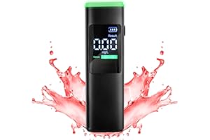Reeye Alcol Test Etilometro Portatile Certificato: Professionale Digitale Sensori Elettrochimici Alcoltest con Display IPS Digitale - Tester di Alcool Precisione di Grado per Test Personali (C8)