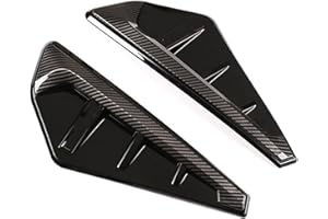 FINMOKAL Garniture d'aile latérale avant en fibre de carbone ABS compatible avec BMW X5 X5M G05 2019-2021