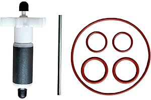 JZSMY Hot Tub Pump Rotor Impeller for Lay-Z-Spa #P4071 58113 E02 Impeller with 1Pcs Ceramic Shaft and 1Pcs Stainless Steel Shaft