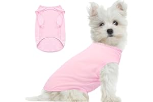 GQDGCU T-shirt d'été pour chien - Gilet rafraîchissant pour chien - Protection UV - T-shirt pour animaux de compagnie - Pour chihuahua, Yorkie - Rose - Taille M