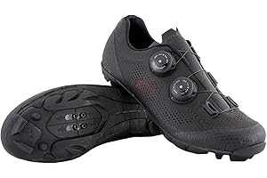 LUCK Poseidon | Zapatillas MTB para Hombre y Mujer | Suela de Carbono | Doble Cierre Rotativo | Zapatillas para Bicicleta de Montaña