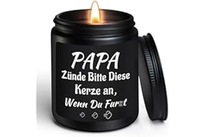 ‎MRSSBEA Vatertagsgeschenk für Papa, Geschenke für Papa, Geburtstagsgeschenk für Papa, Geschenke für Vater, Vatertag Geschenk, Duftkerzen für Papa, Weihnachtsgeschenke für Papa, 200g Sojawachs Duftkerze