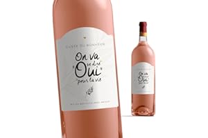 Manahia Étiquette Bouteille Annonce Mariage - On va se dire OUI - Autocollant pour Vin, Champagne & Bière - Idée Originale Fiançailles & Faire-Part - Imprimé en France (1 unité)