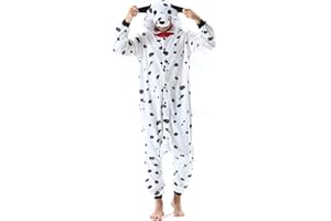 Simzoo Pigiama Intero Animali Unisex Kigurumi Adulto Carnevale Onesie Cosplay Halloween Costume per Donna Uomo Sleepwear