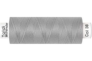 DIE STOFFTANTE Gütermann Nähgarn Allesnäher TOLDI | 500m | Nähmaschinengarn | 40 Farben (038 hellgrau)