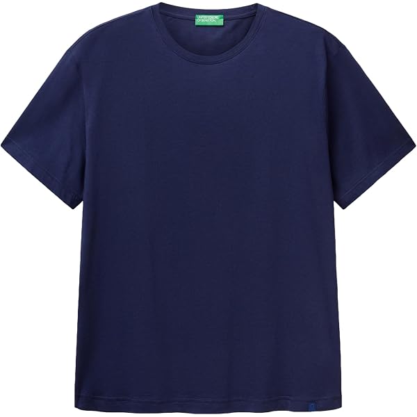 United Colors Of Benetton T- Shirt M/L 3i1xu109c, Bleu, X-Small Hommes