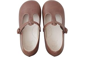 RISMART Bambina Ragazze Mary Jane Scarpe t Bar Oxford Piana per Bambini Camminata