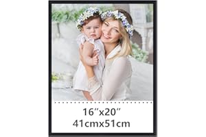 Ditwis Cadre 40x50 cm Noir, Grand Format pour Posters, Photos et Puzzles, Affichage Mural Horizontal ou Vertical pour Salons, Bureaux et Galeries