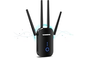 WONLINK Répéteur WiFi 2024 Nouveau Repeteur WiFi Puissant 1200Mbps Amplificateur WiFi Puissant, Double Bande 5GHz & 2.4GHz WiFi Extender avec WPS, Booster WiFi Compatible avec Toutes Les Box Internets