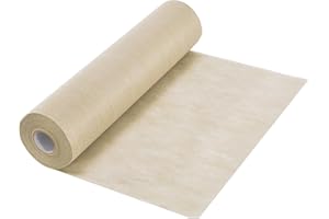 ANYUNKEY Vlies Tischläufer Creme Beige , Tischläufer Modern,Tischband Rolle, Table Runner Outdoor,Tischdeko für Geburtstage & Hochzeiten, Taufe ,Konfirmation oder Kommunion und Festtafeln,30 cm x 25 m