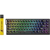 ATTACK SHARK X68 HE 60% Gaming Klavye &ndash; Manyetik Switch, 8000Hz Rapid Trigger, 0.01mm Hassasiyet, Ayarlanabilir Tetik, RGB Ay