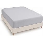 Degrees Home Collection - Fitted Sheet 135 x 190 x 33 cm - Polyester Microfibre, Oeko Tex Quality, Toxic Free, Super Soft - G