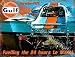 Produktbild KellySigns Wandschild Gulf Porsche 917K Race Car le Mans, groß, Metall/Stahl, 20 x 30 cm