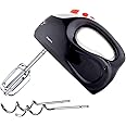 Impex HM 3302 150W Full Copper Motored Low Noise Handheld Hand Mixer with 2 beaters 2 Hooks and 5 Speed Control Turbo Function