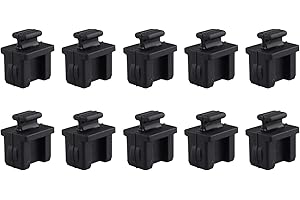 Futheda 10 szt. silikon SFP-B HUB przeciwpyłowy korek korkowy pokrywa pokrywa kompatybilna z urządzeniami zabezpieczającymi port danych czarny