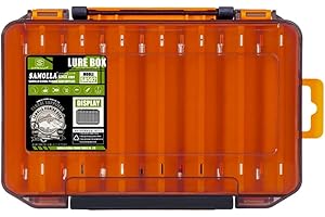 VPOUERY Caja de cebo 6B bolsa de pesca Tacklebox Large naranja 20 * 14 * 4 cm