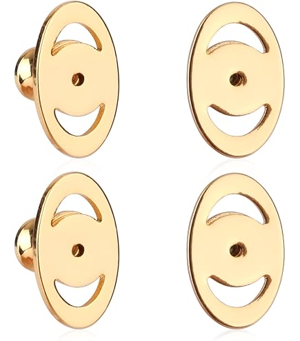 Lot De 100 Fermoirs Pour Boucles D'Oreilles Hameçon - Acier Inoxydable Hypoallergénique, Or Et Argent - 12