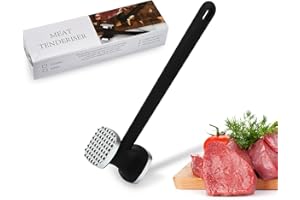 ds. distinctive style Attendrisseur de viande double face Maillet de cuisine Aplatisseur de poulet avec poignée confortable Marteau à viande de 24 cm