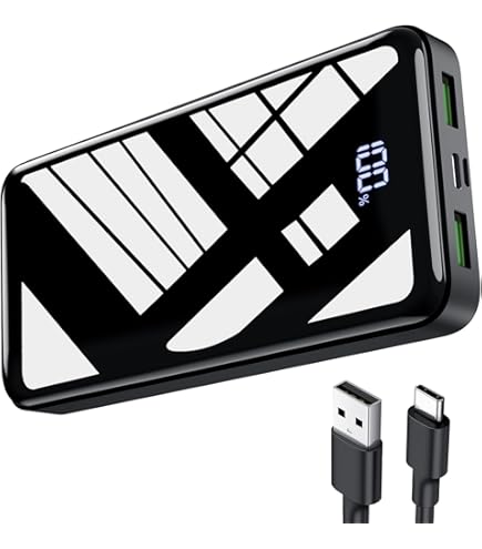 Ingco CUCLI2001 Caricatore USB Portatile 20V - Stazione Di Ricarica Multipla Professionale Per Cellulari, Lampade E Dispositivi USB