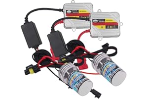 Eseastar 9005 HB3 HID Conversion Kit with 2 6000K Xenon White Bulbs and 2 35W 12V Ballasts