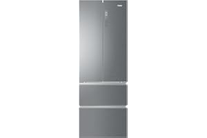 Haier HB20FPAAA - Frigorifero French Door, capacità totale 479lt, 339 lt frigo, 140lt congelatore, 70 cm di larghezza, zona di umidità, tecnologia Total No Frost, classe energetica E