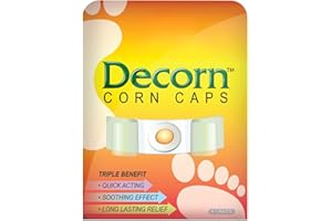 CLOUDBAZAAR 247 Decorn Corn Caps Corn Removal Plaster - Pack of 8 - Footcare - Soothing Long Lasting Relief- Helps Relieve Pressure on Foot