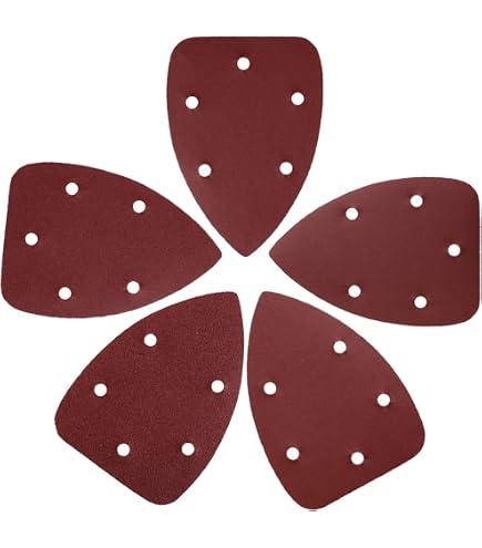 60 Schleifpads Set – Körnungen 60/120/180/240/320/400, 6-Loch, Für Exzenterschleifer & Multitool