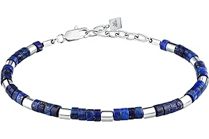 Morellato Bracciale Uomo in Acciaio, Lapislazzuli, Collezione Pietre - S1736
