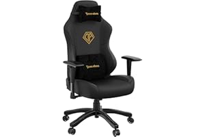 Anda Seat Phantom 3 Gaming Chair - Reclining Video Game Chairs, Ergonomic Gaming Chair, Neck & Lumbar Back Support for Home & Office Desk - Large Premium Black PVC Leather Gamer Chairs for Adults