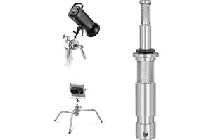 NEEWER Junior till babykontaktadapter, 28 mm (1-1/8 tum) juniorkontakt till 16 mm babykontakt, stativadapter för C-stativ, ro