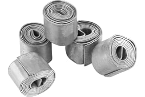 SyangKaitian 5 Rolls of Fishing Soft Lead Strips, 0.6 mm Fishing Soft Lead Strips,