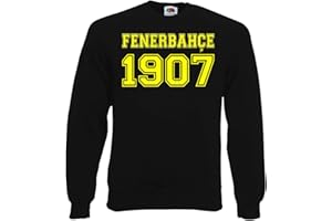 TRVPPY Herren Sweater Pullover Fenerbahce Istanbul Schwarz
