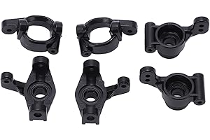 RiToEasysports RC Front Steering Knuckle, Plastic Steering Blocks Cup Rear Axle Carrier Rear C Blocks Steering Cup RC Parts and Accessories for 144001 1/14 RC Car